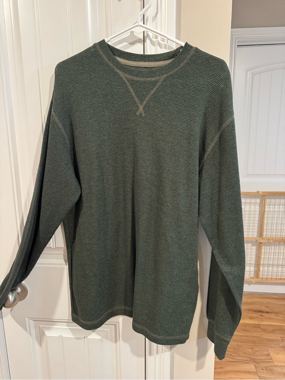 Redhead Men's Forest Green Crew Neck Sweater